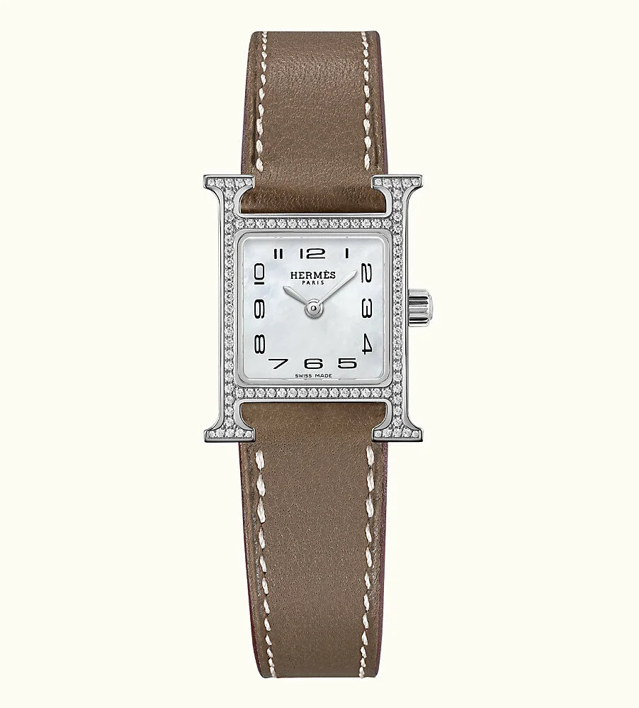 Hermès Uhr Heure H 17,2 x 17,2mm