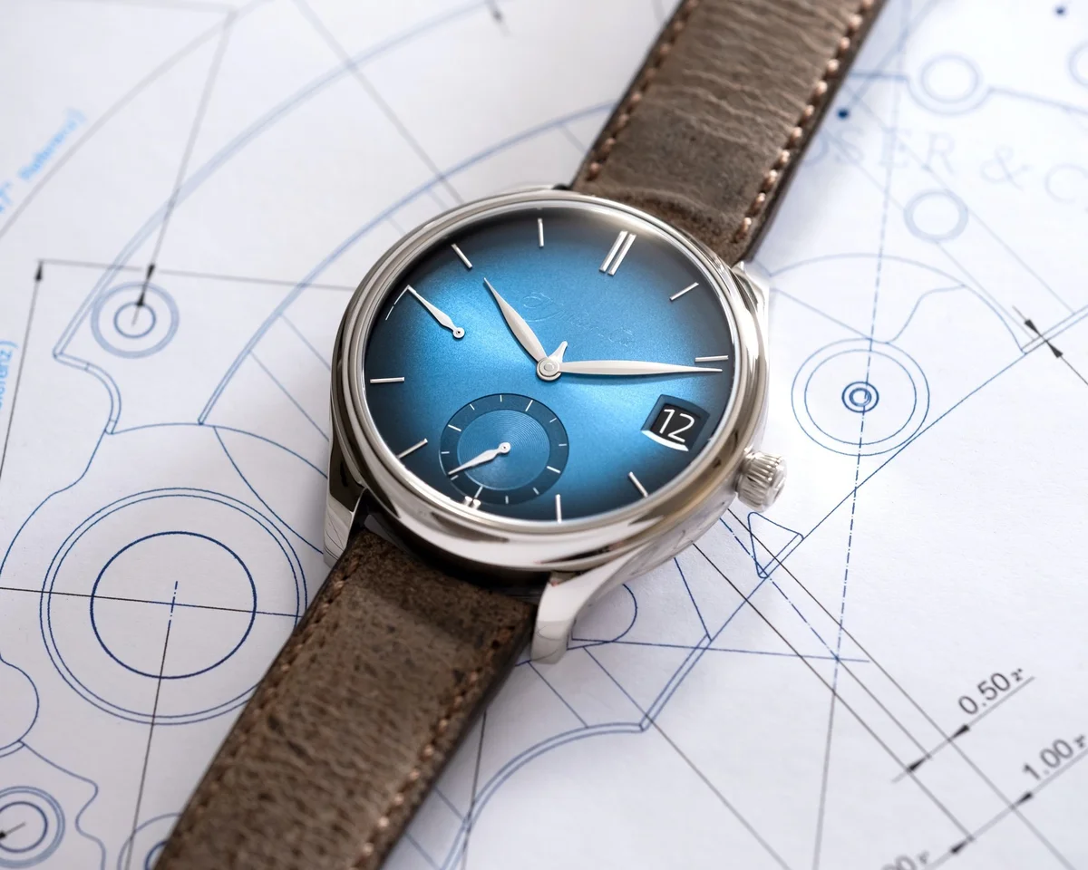 H. Moser & Cie Endeavour Perpetual Calendar Funky Blue