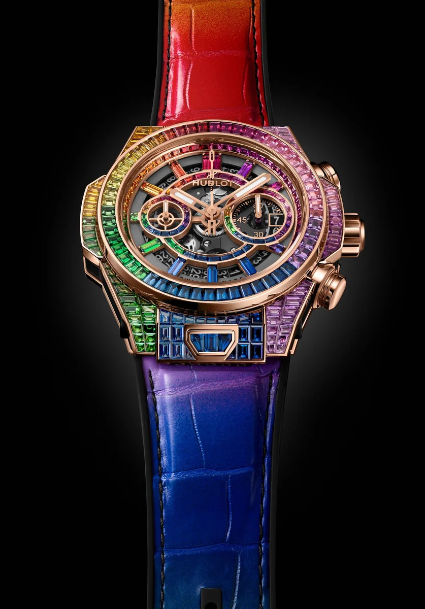 Hublot Big Bang Unico High Jewellery King Gold Rainbow