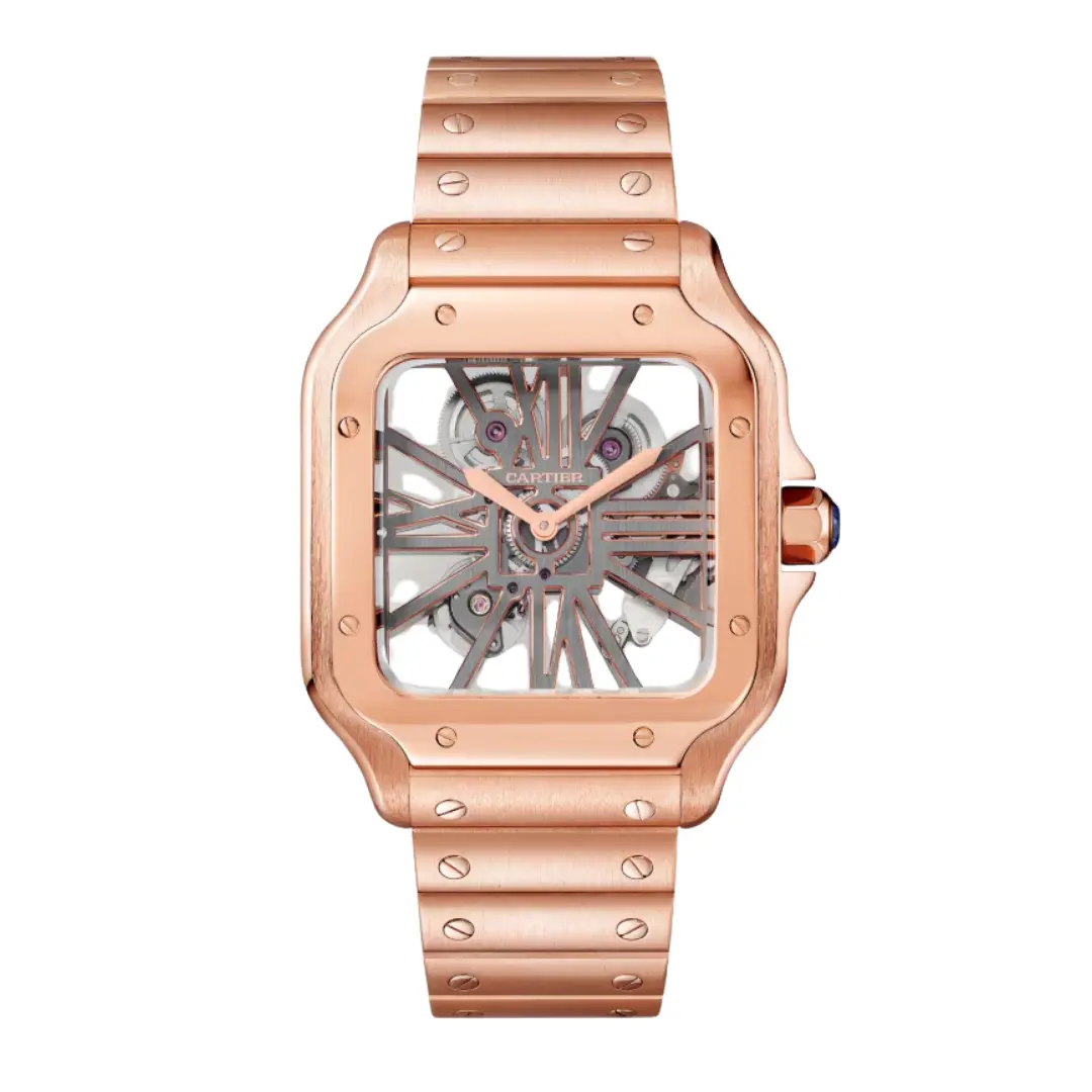 Santos de Cartier Skeleton watch