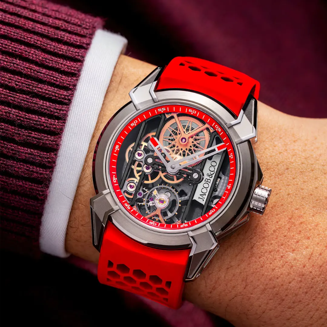 Jacob & Co Epic X Skeleton red