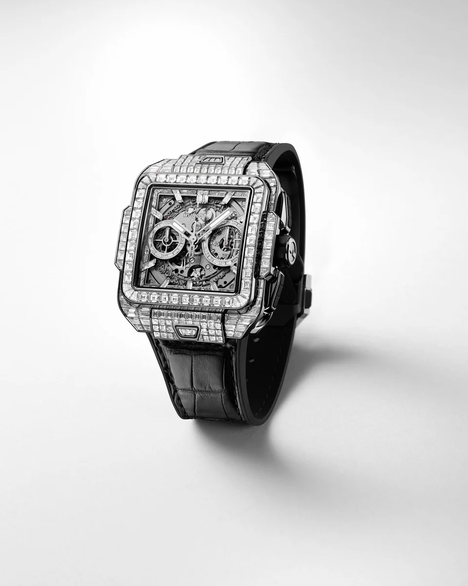 Hublot Square Bang Unico White Gold High Jewellery