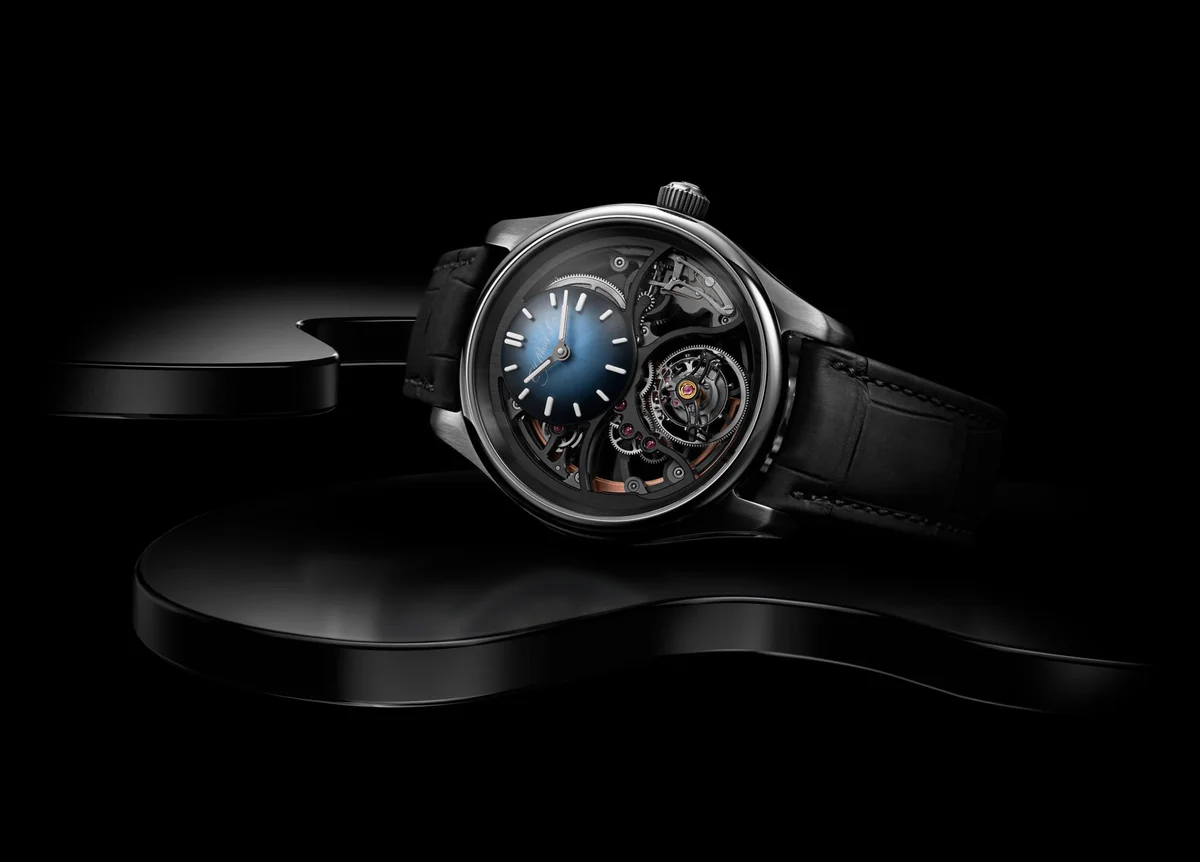 H. Moser & Cie Pioneer Cylindrical Tourbillon Skeleton