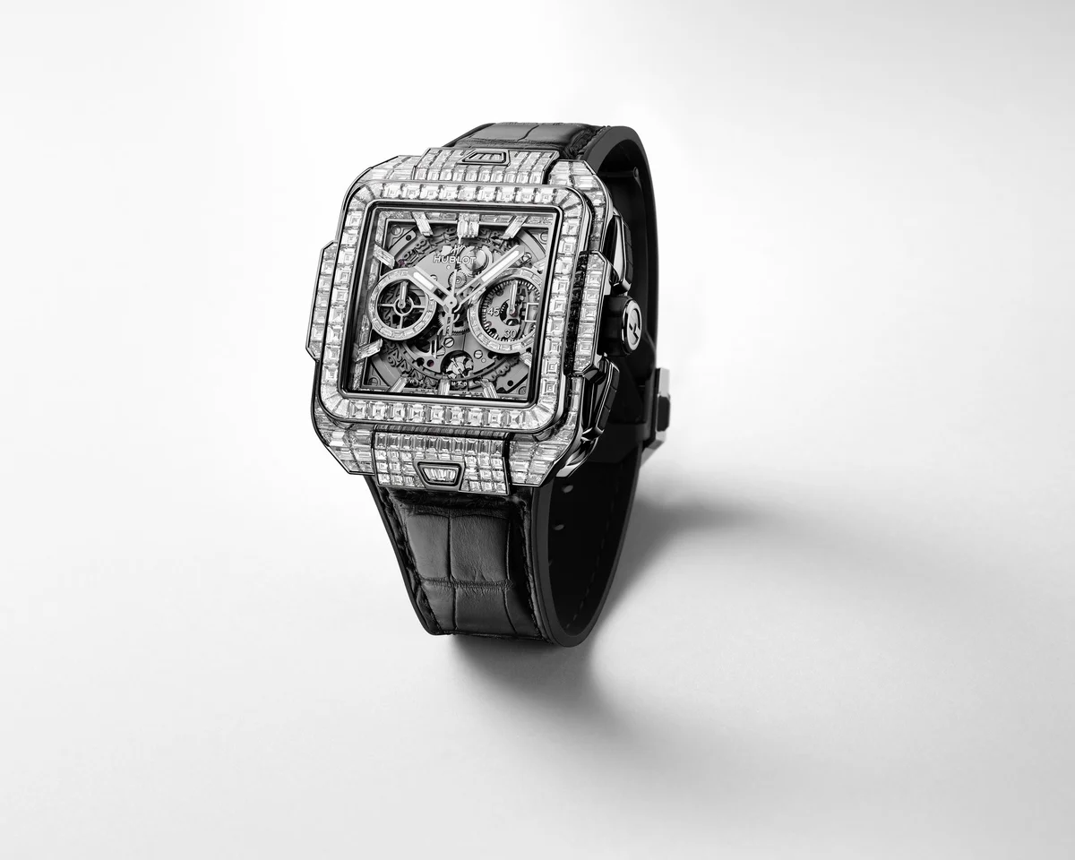 Hublot Square Bang Unico White Gold High Jewellery