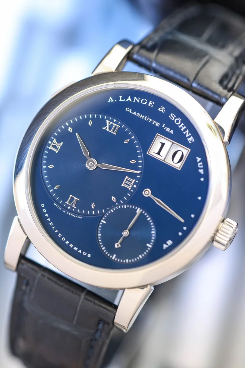 A. Lange und Söhne Lange 1 Blue Dial