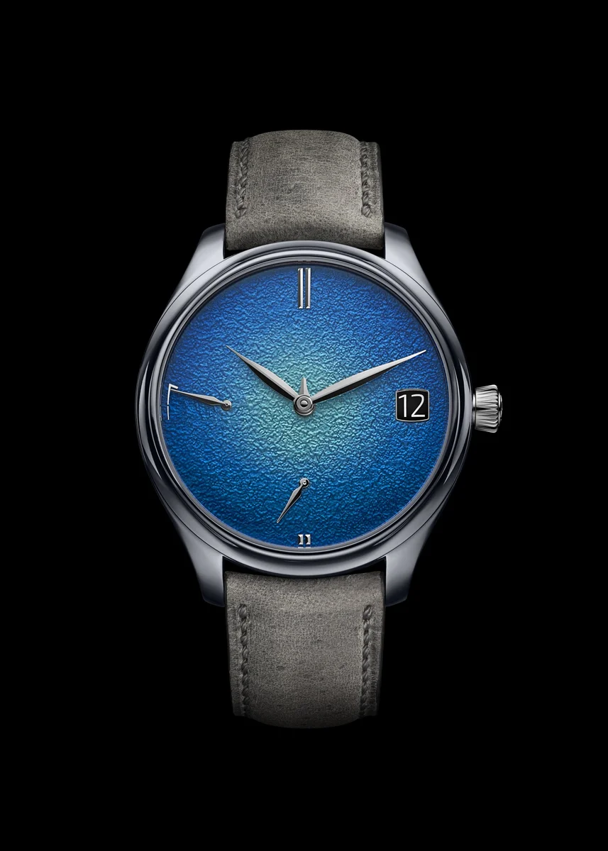 H. Moser & Cie Endeavour Perpetual Calendar Tantalum Blue Enamel