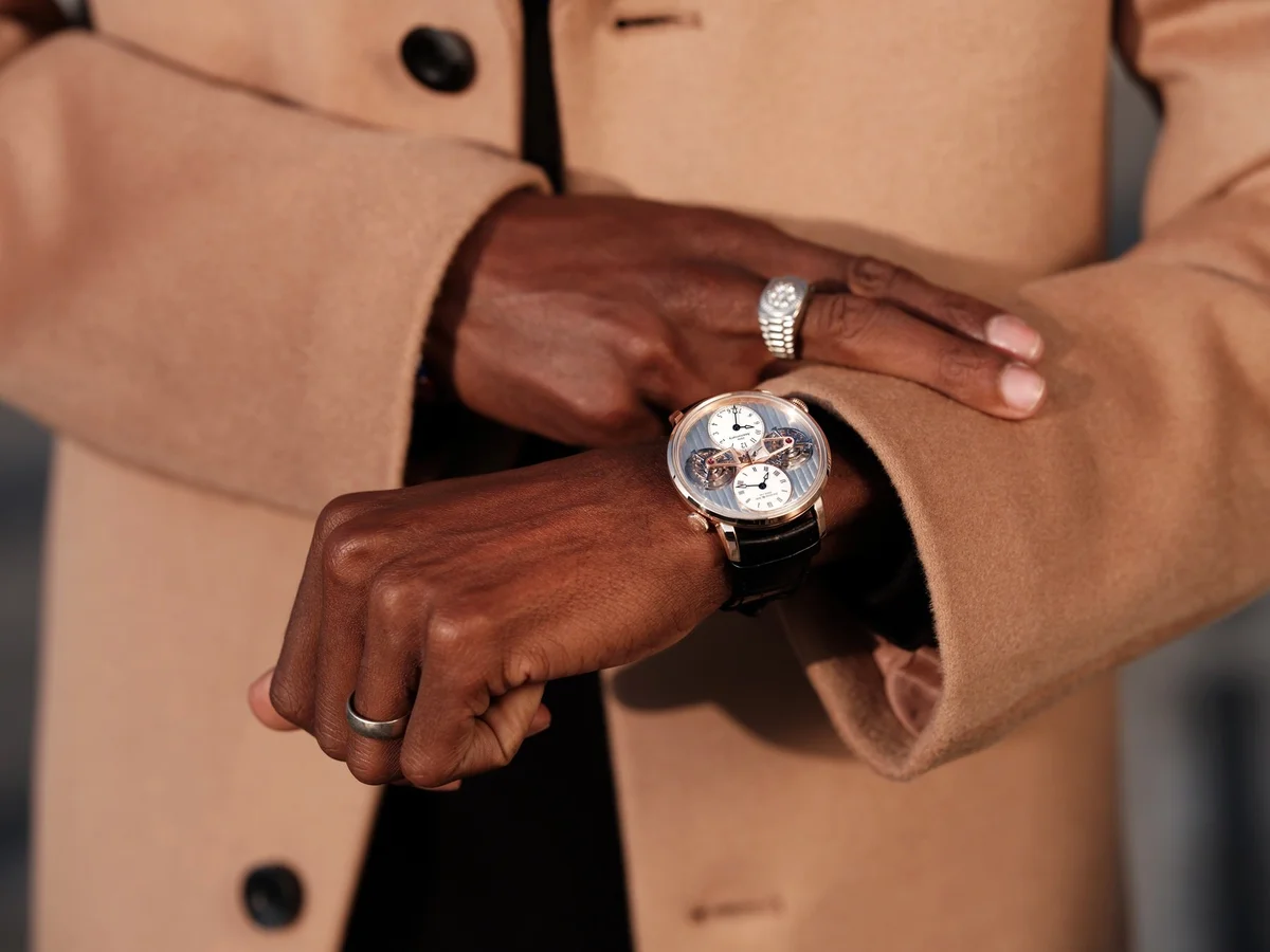 Arnold & Son Double Tourbillon Red Gold