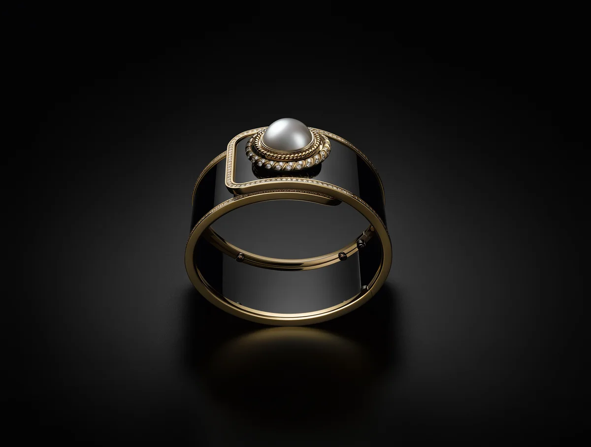 CHANEL Mademoiselle Privé Bouton Ganse de Diamant
