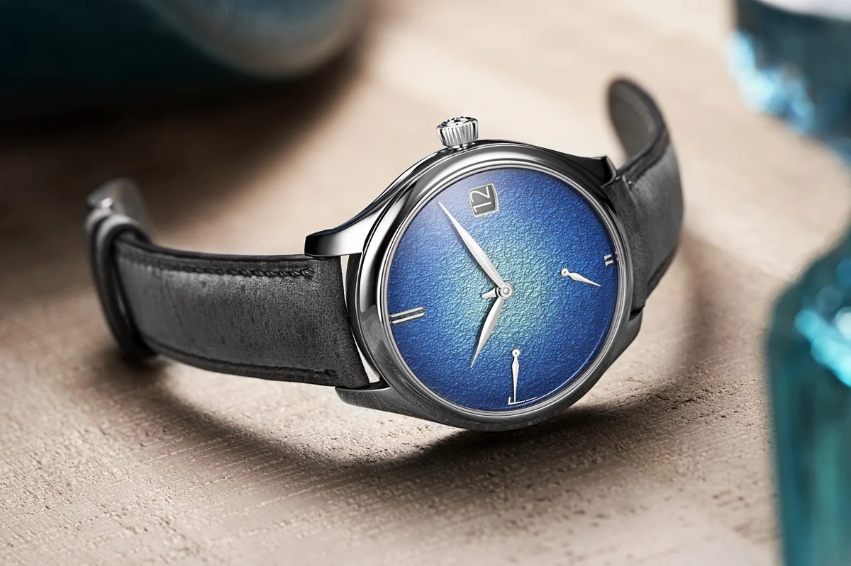 H. Moser & Cie Endeavour Perpetual Calendar Tantalum Blue Enamel