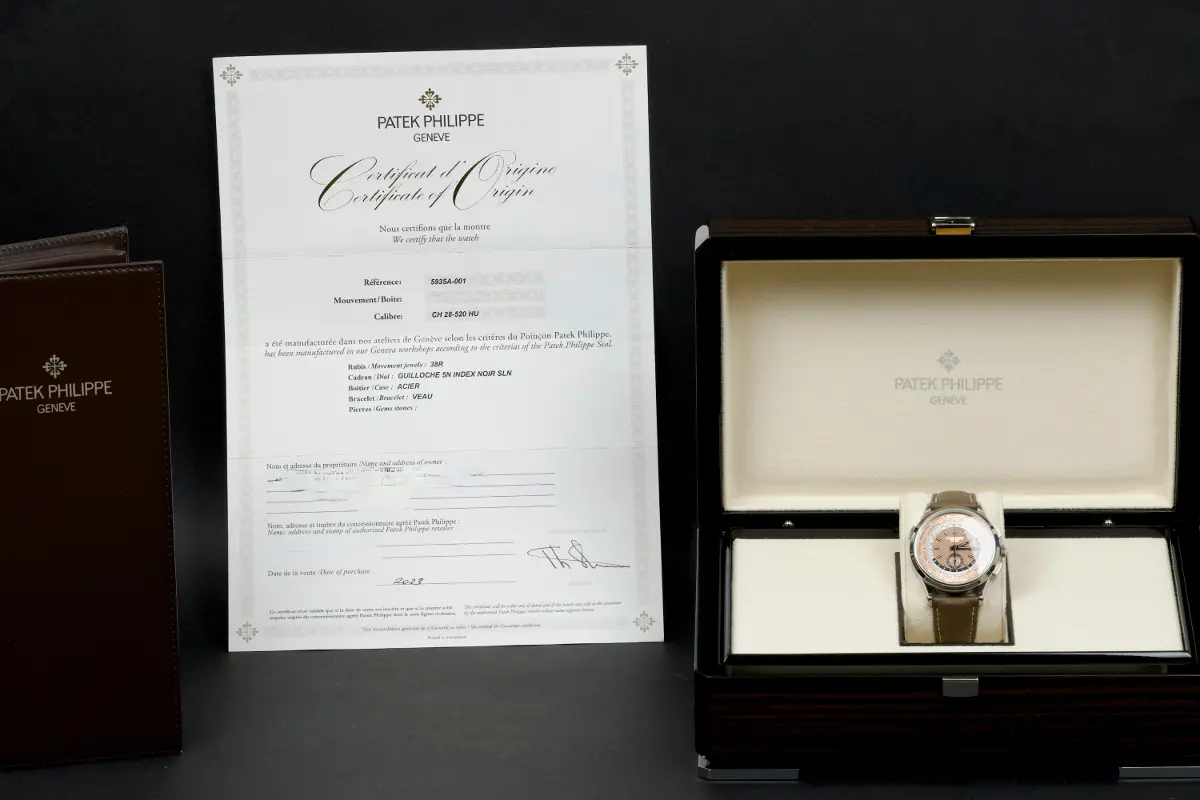 Patek Philippe Complications World Time Chronograph