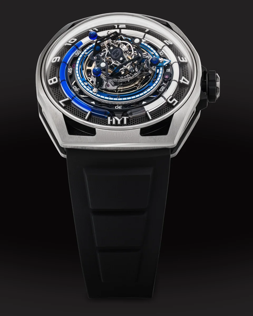 HYT Conical Tourbillon Titanium Blue