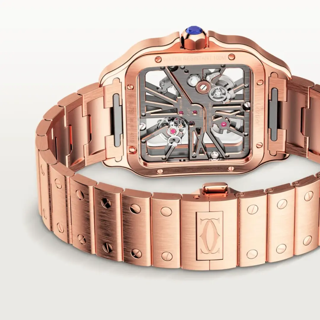 Cartier Santos de Cartier Skeleton watch
