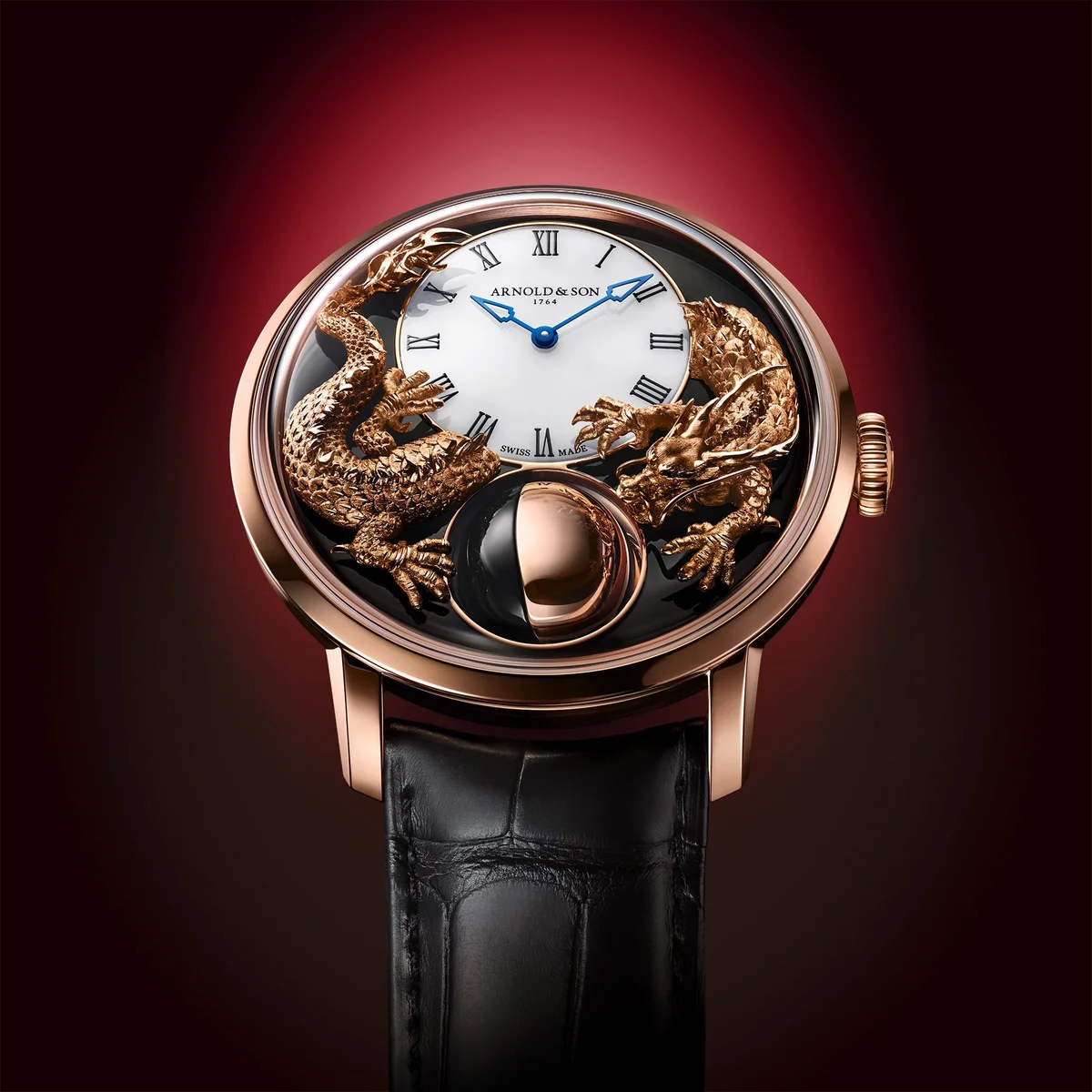Arnold & Son Luna Magna Red Gold “Year of the Dragon”