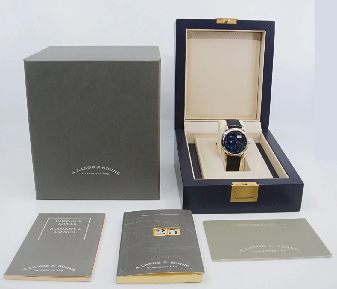 A. Lange und Söhne Lange 1 Blue Dial