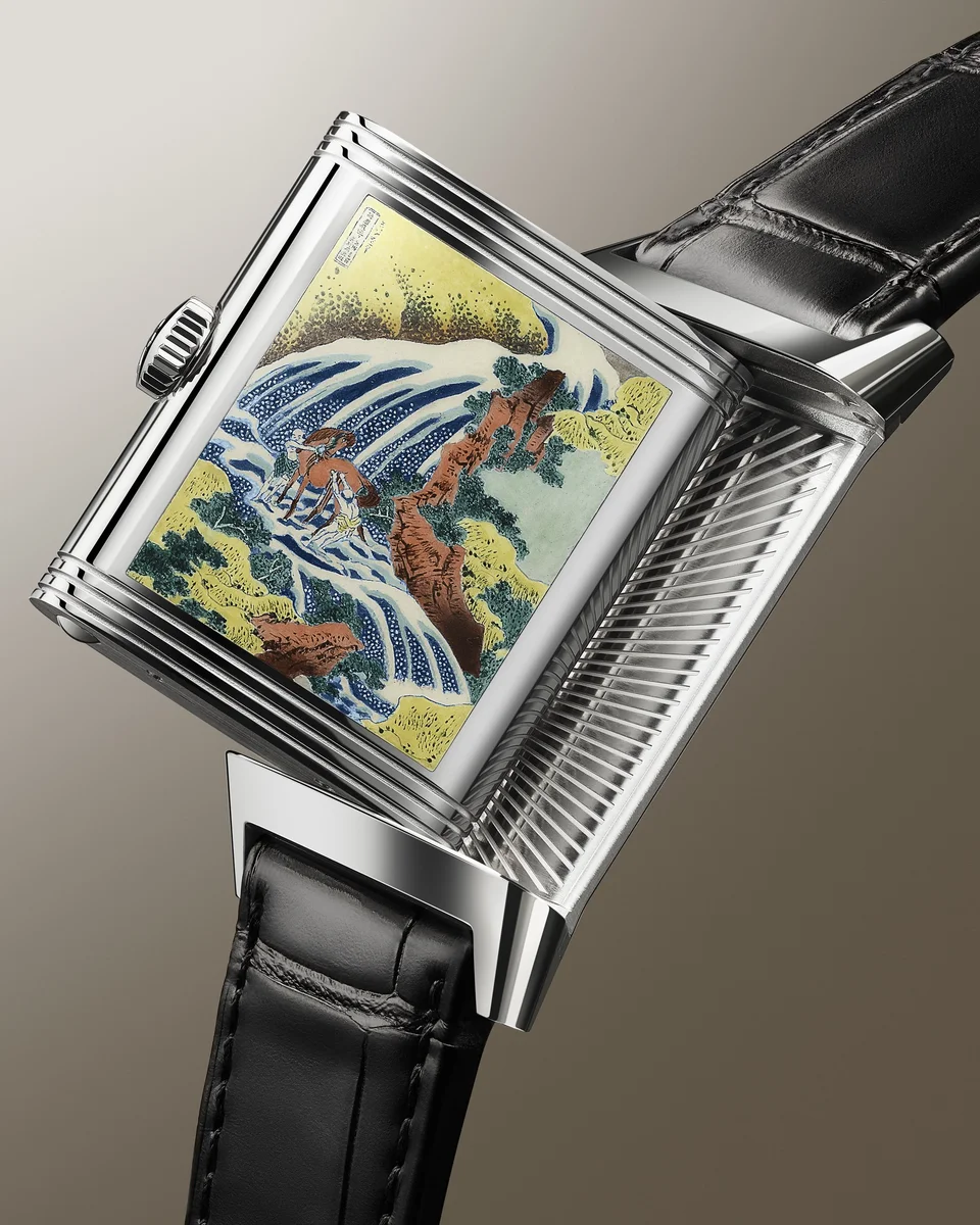 Jaeger-LeCoultre Reverso Tribute Enamel Hokusai – The Waterfall at Yoshino