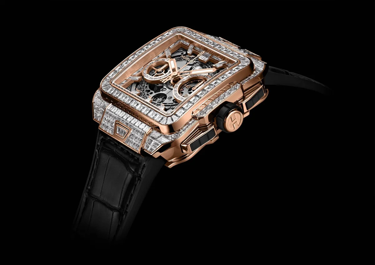 Hublot Square Bang Unico King Gold High Jewellery