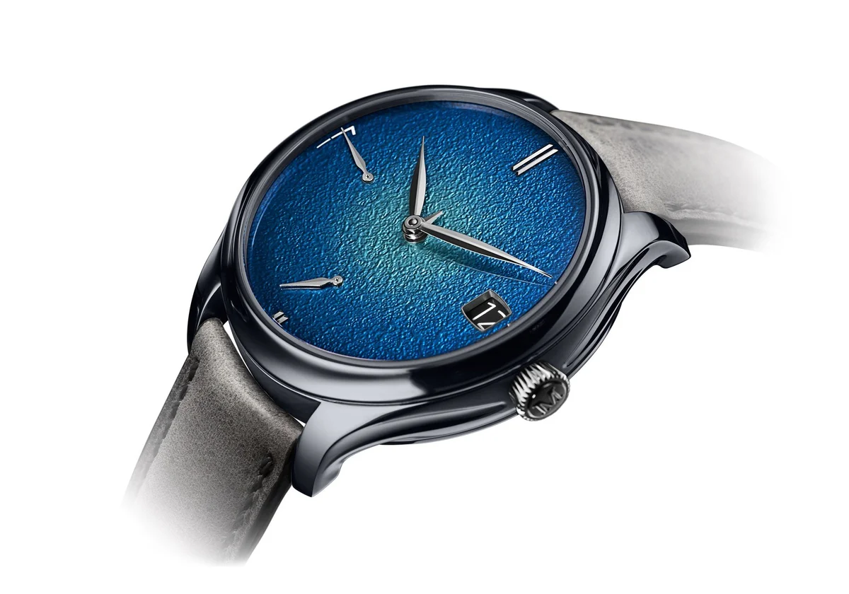 H. Moser & Cie Endeavour Perpetual Calendar Tantalum Blue Enamel