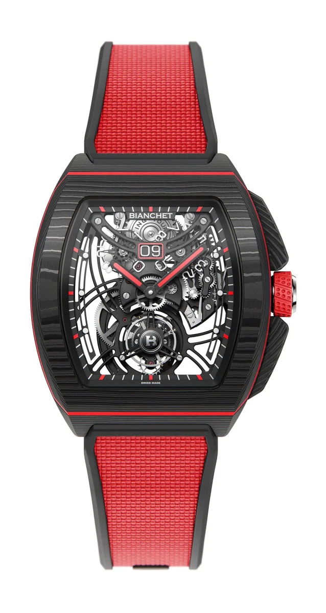 Flying Tourbillon Grande Date B1.618 Carbon Red