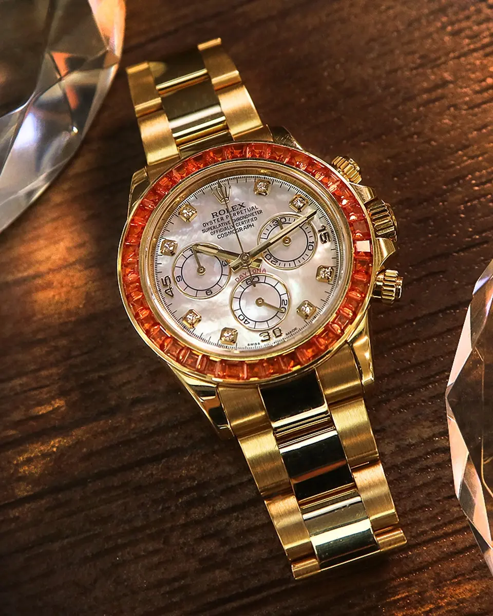 Daytona Cosmograph Orange Sapphire