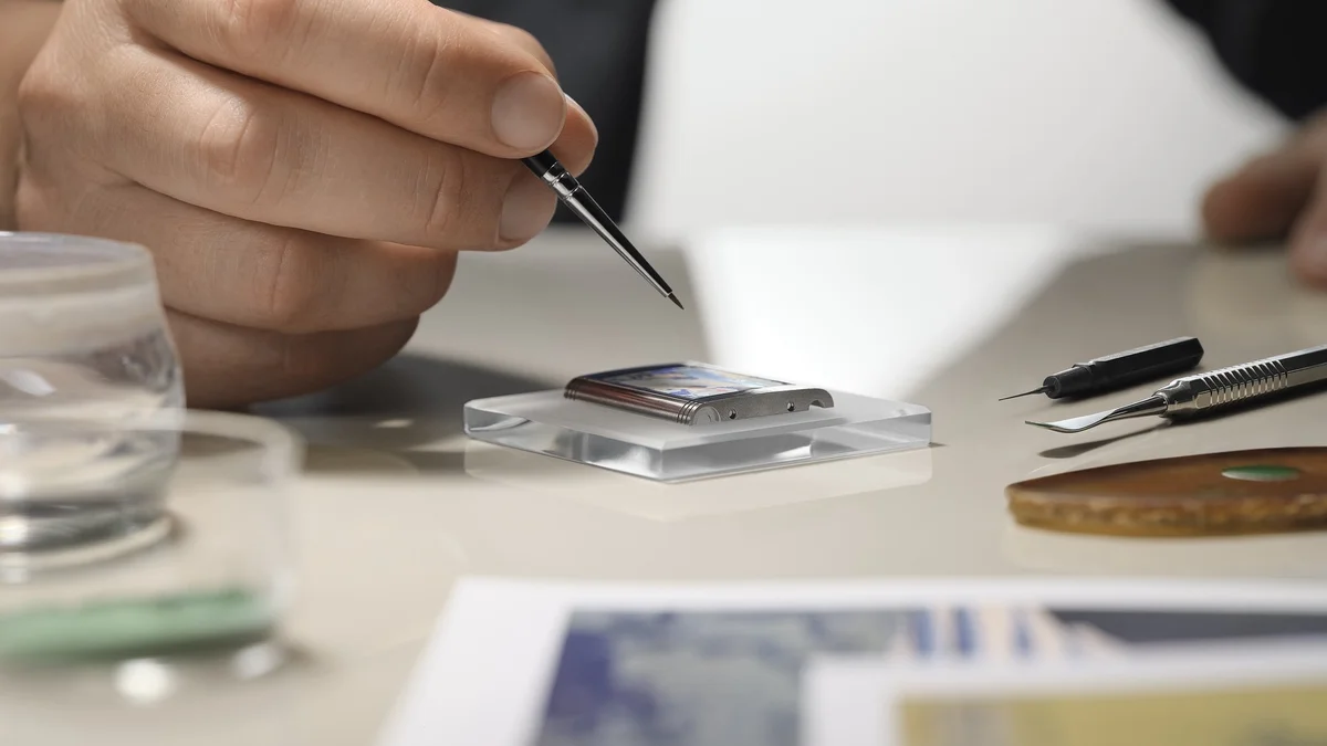 Jaeger-LeCoultre Reverso Tribute Enamel Hokusai – The Waterfall at Ono