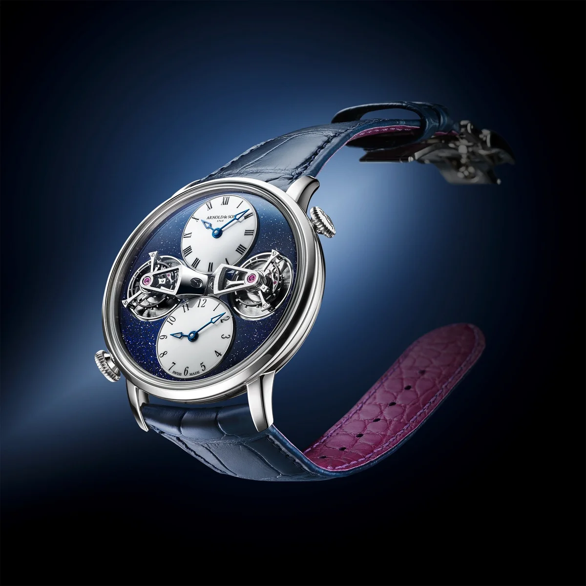 Arnold & Son Double Tourbillon White Gold