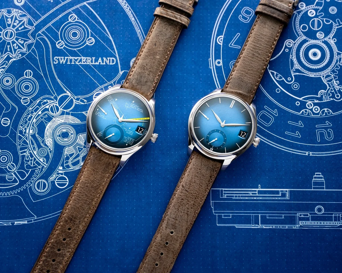 H. Moser & Cie Endeavour Perpetual Calendar Funky Blue