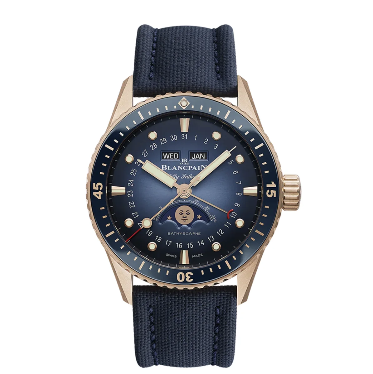 Blancpain Bathyscaphe Quantième Complet Phases de Lune