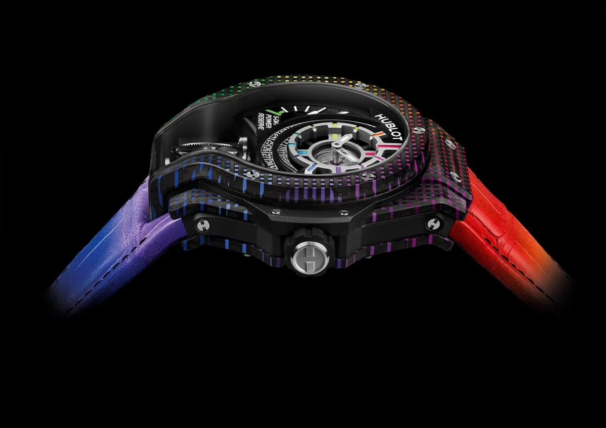 Hublot MP 09 Tourbillon Bi-Axis Rainbow 3D Carbon