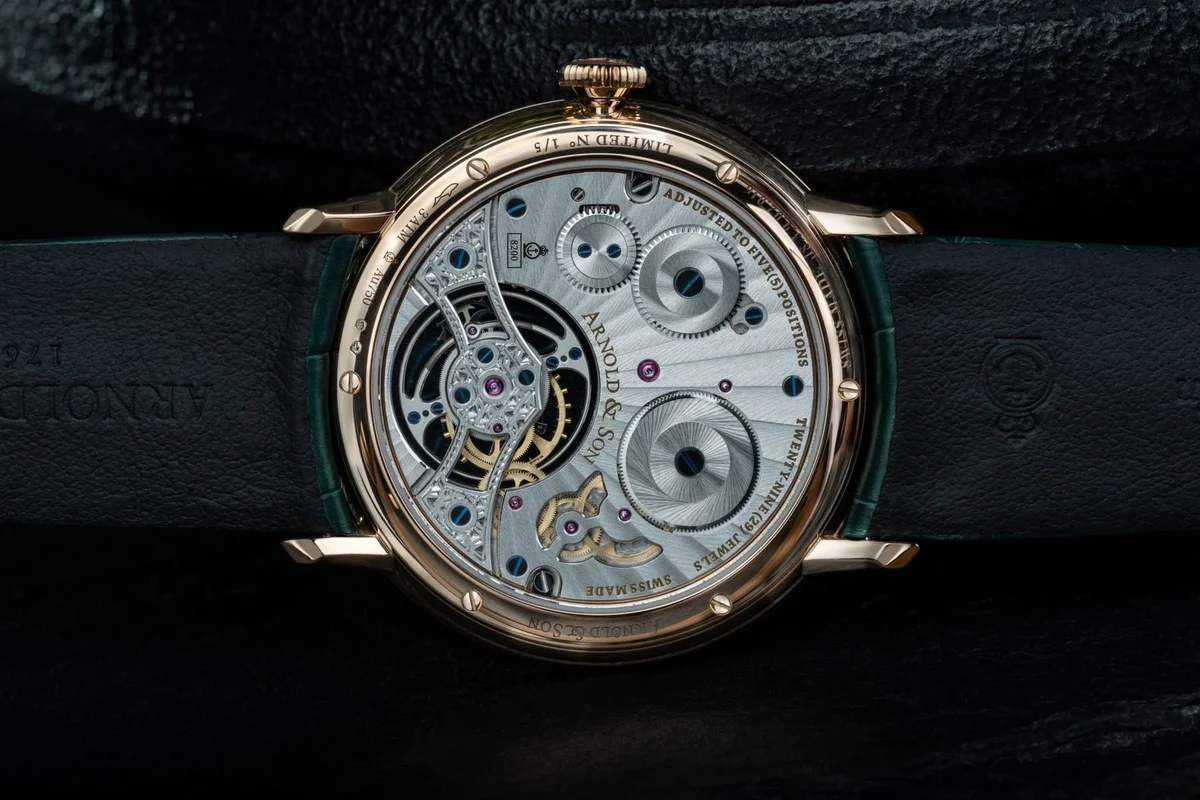 Arnold & Son Ultrathin Tourbillon Dragon & Phoenix Verdite