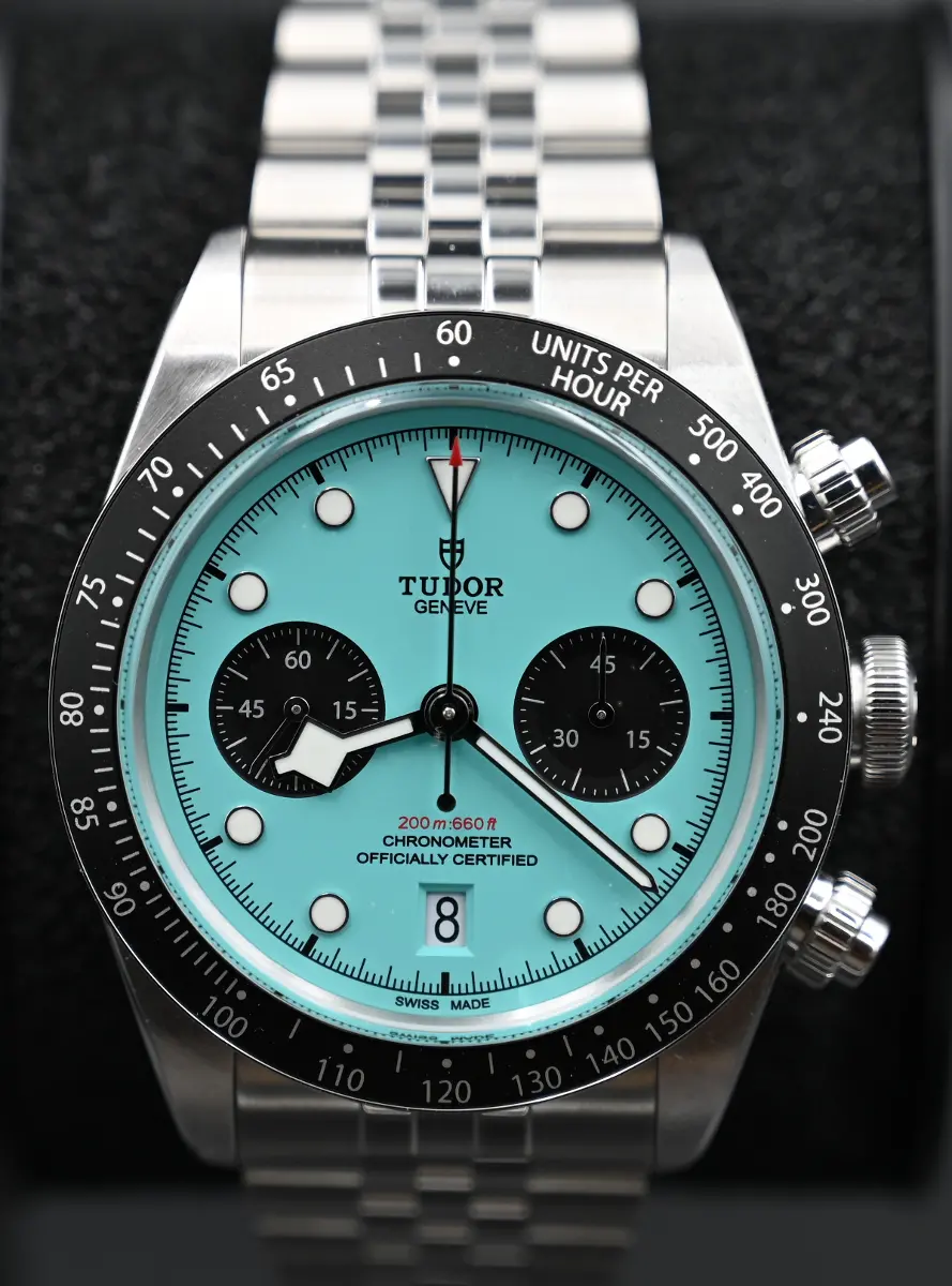 Black Bay Chronograph Flamingo Blue