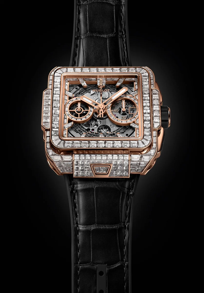 Hublot Square Bang Unico King Gold High Jewellery