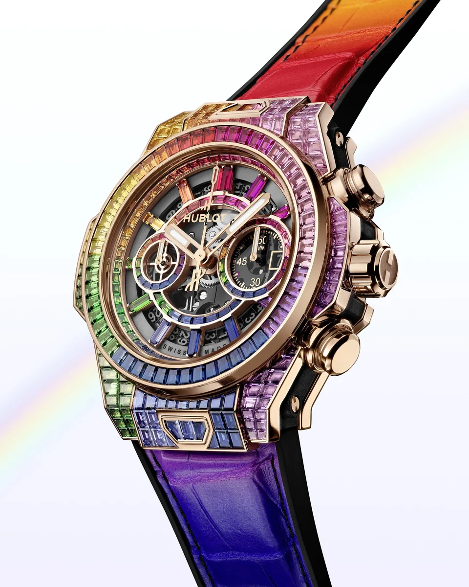 Hublot Big Bang Unico High Jewellery King Gold Rainbow
