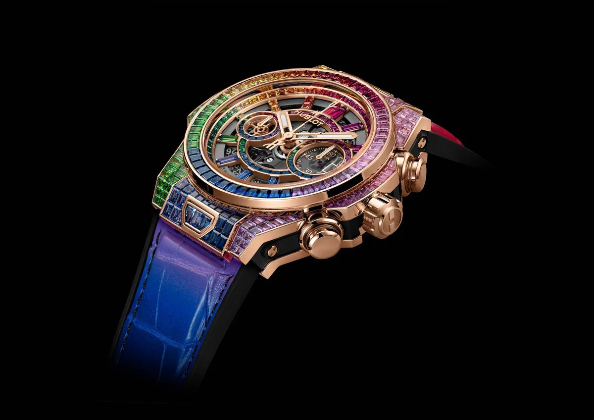 Hublot Big Bang Unico High Jewellery King Gold Rainbow