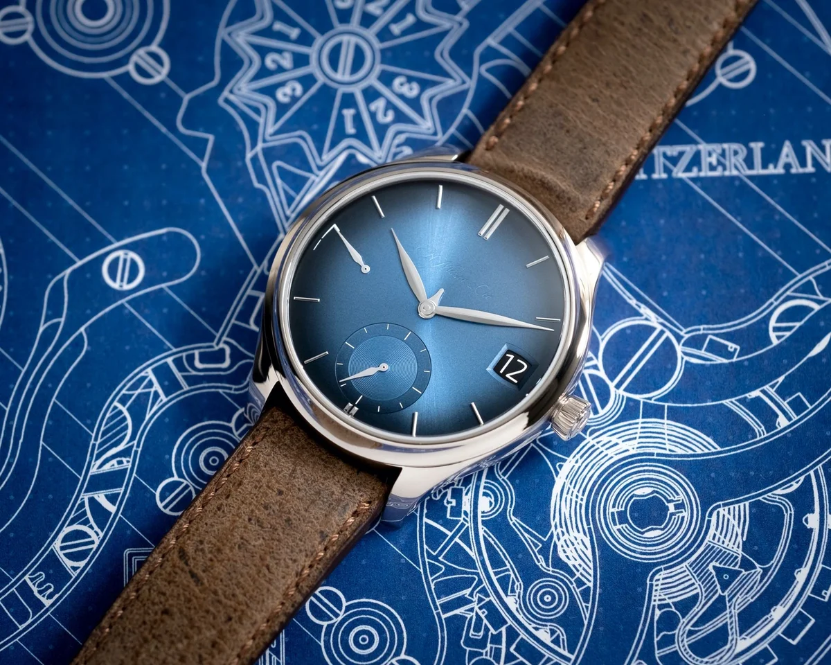 H. Moser & Cie Endeavour Perpetual Calendar Funky Blue