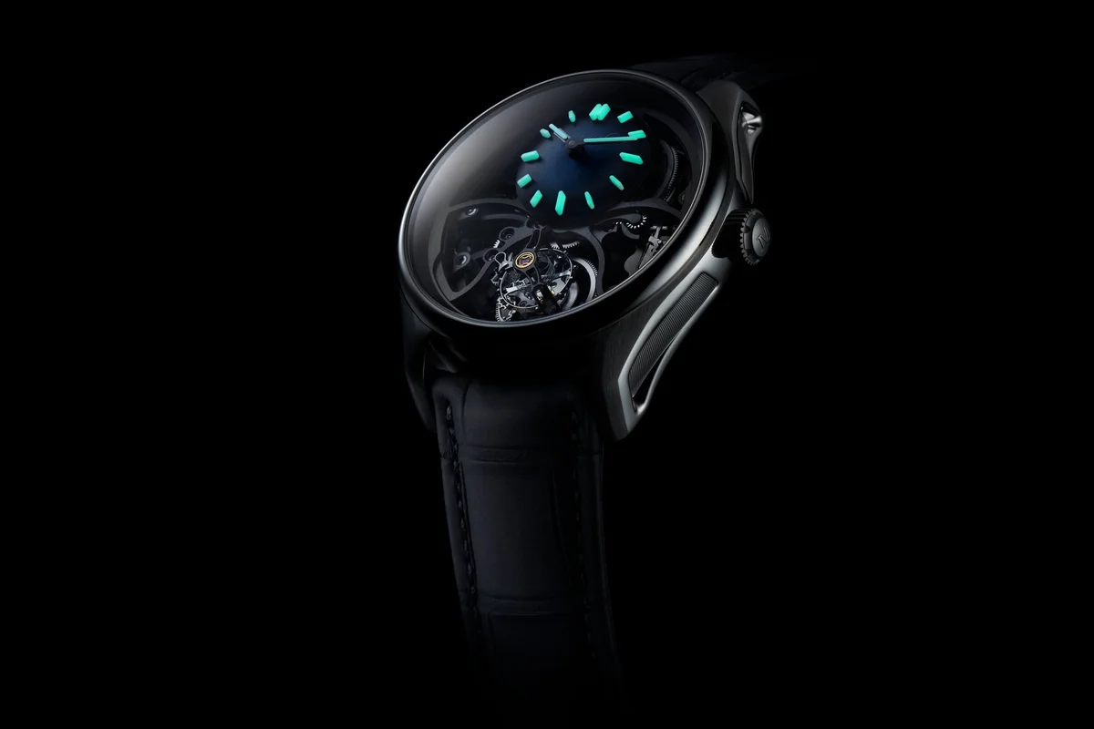 H. Moser & Cie Pioneer Cylindrical Tourbillon Skeleton