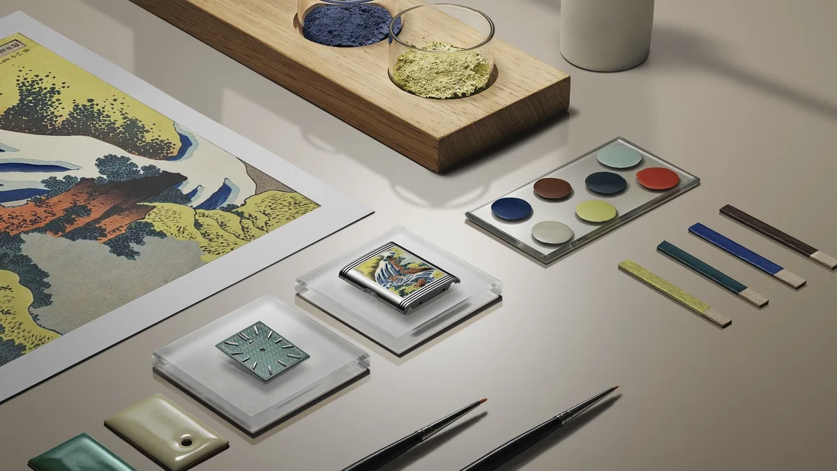 Jaeger-LeCoultre Reverso Tribute Enamel Hokusai – The Waterfall at Yoshino