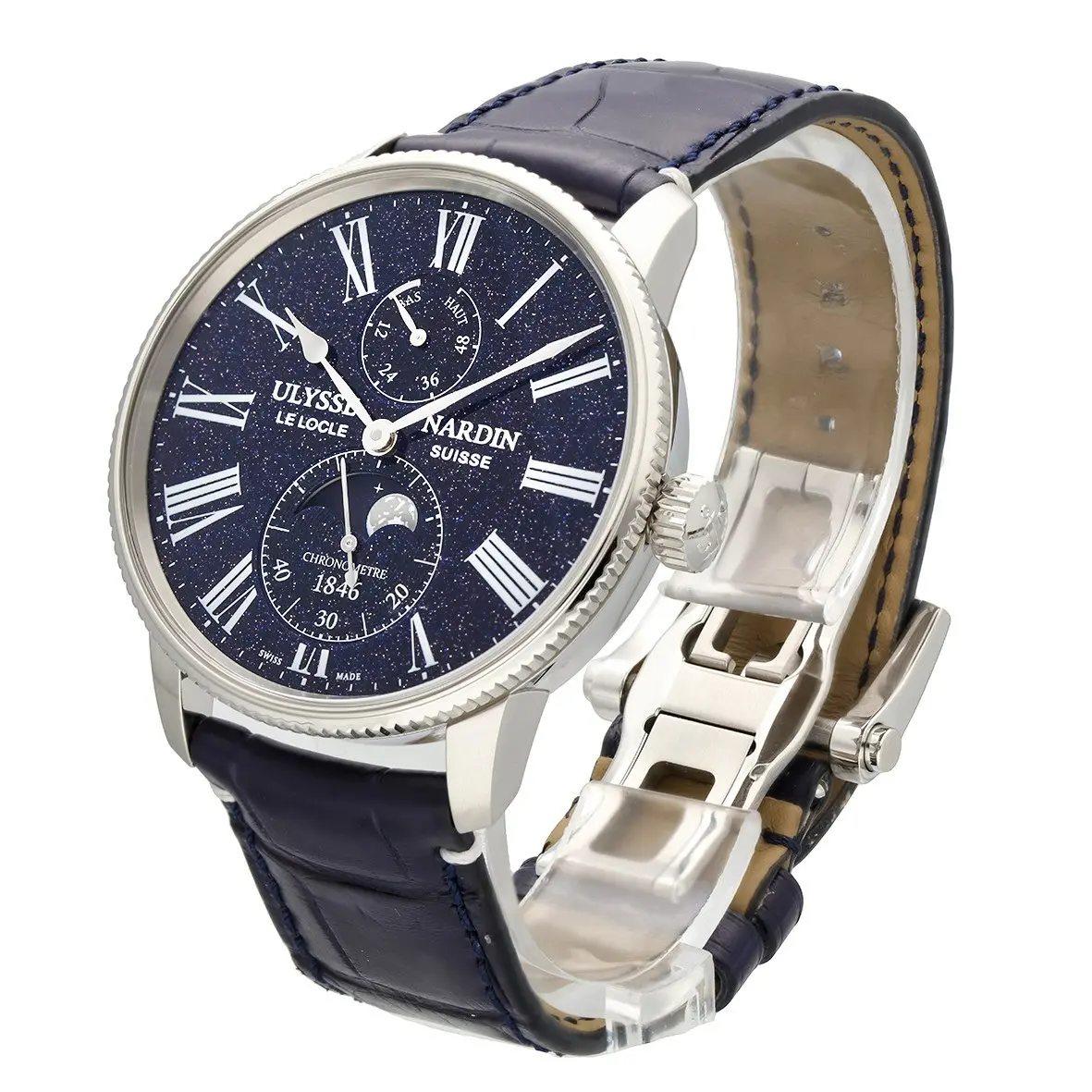 Ulysse Nardin Marine Torpilleur Moonphase Aventurine