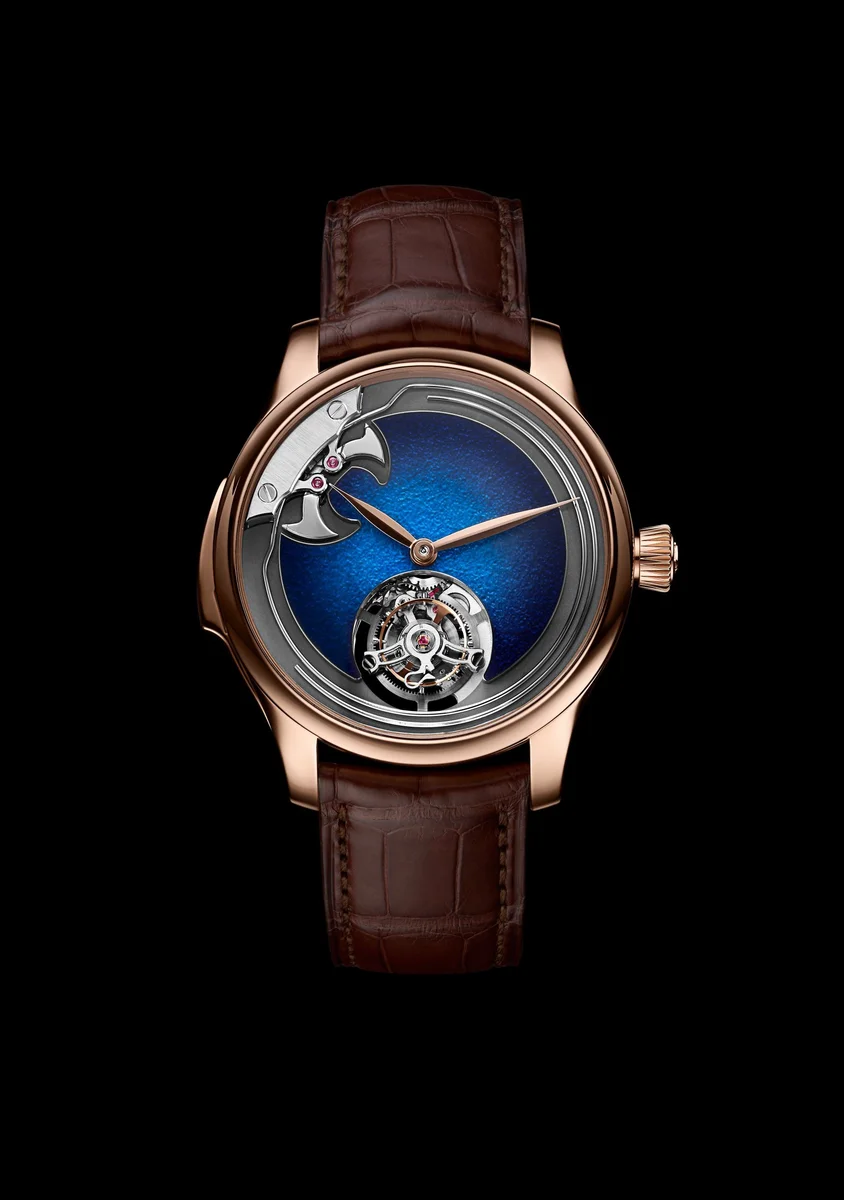 H. Moser & Cie Endeavour Concept Minute Repeater Tourbillon Aqua Blue