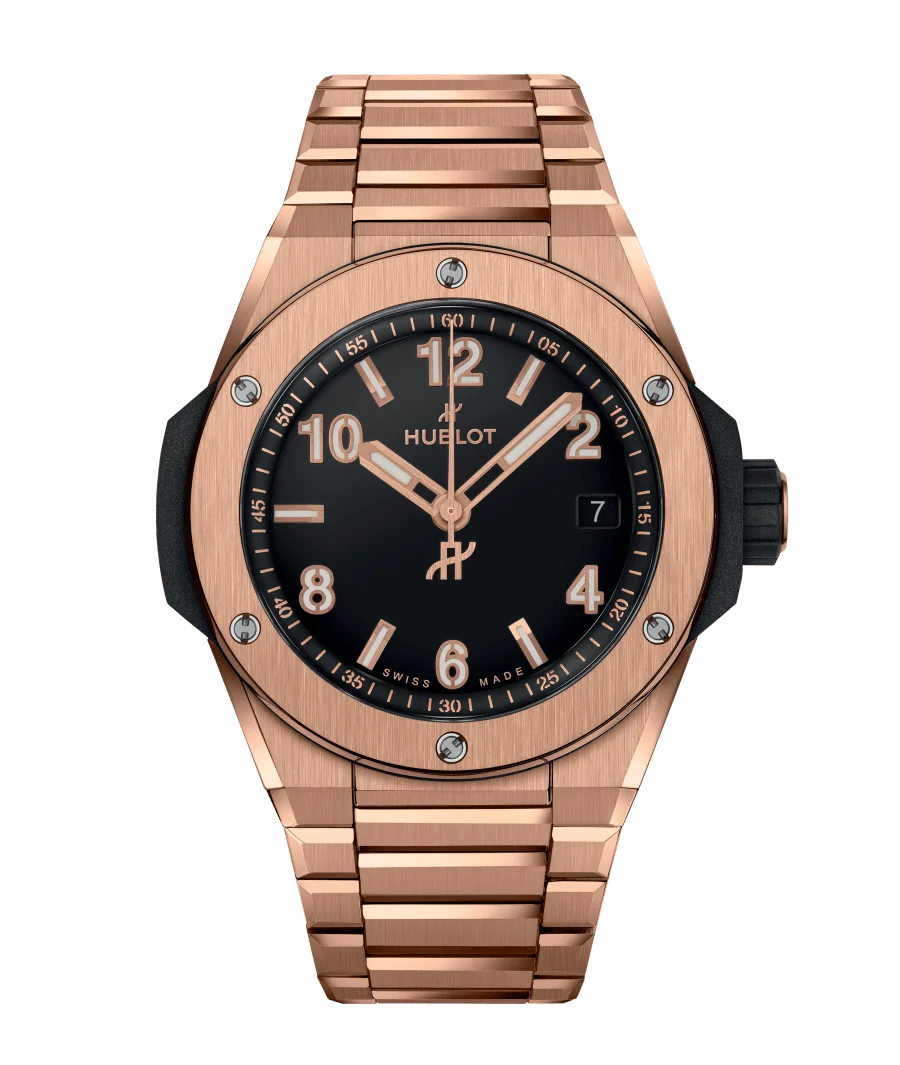 BIG BANG INTEGRATED TIME ONLY KING GOLD 38mm