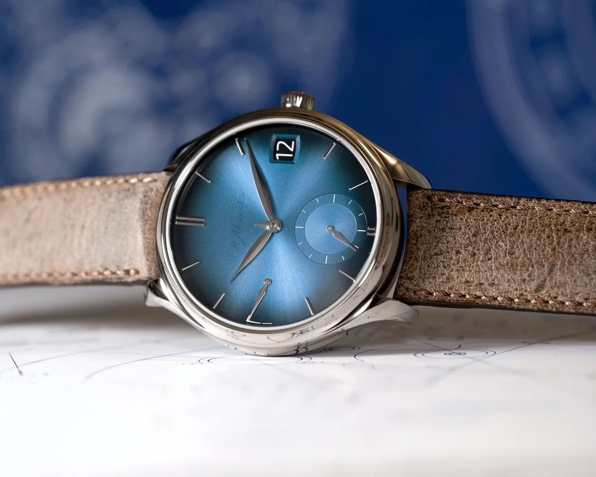 H. Moser & Cie Endeavour Perpetual Calendar Funky Blue