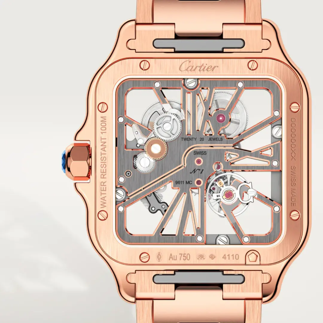 Cartier Santos de Cartier Skeleton watch