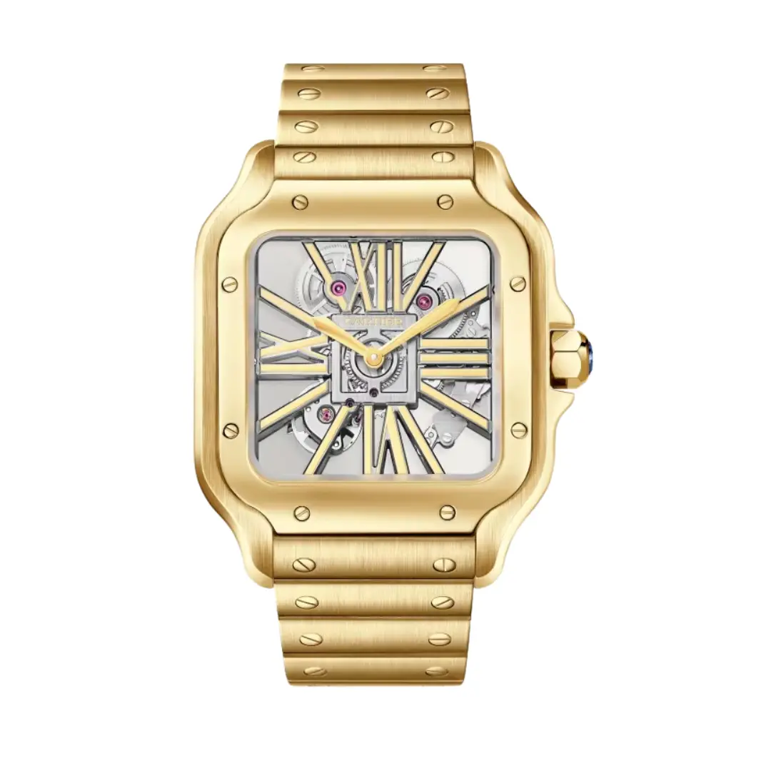 Santos de Cartier Skeleton watch