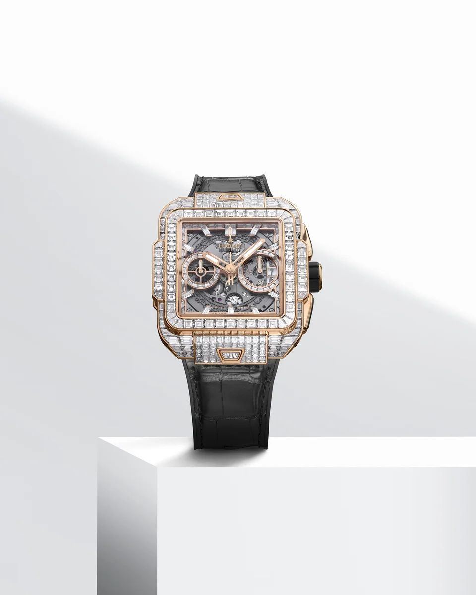 Hublot Square Bang Unico King Gold High Jewellery