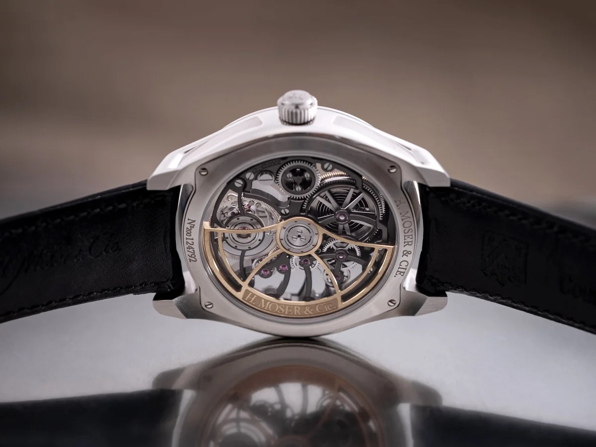 H. Moser & Cie Pioneer Cylindrical Tourbillon Skeleton