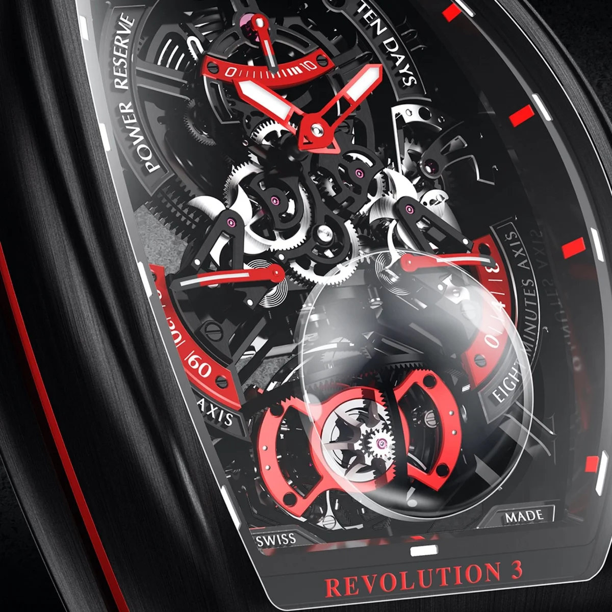 Franck Muller Vanguard Revolution 3 Skeleton