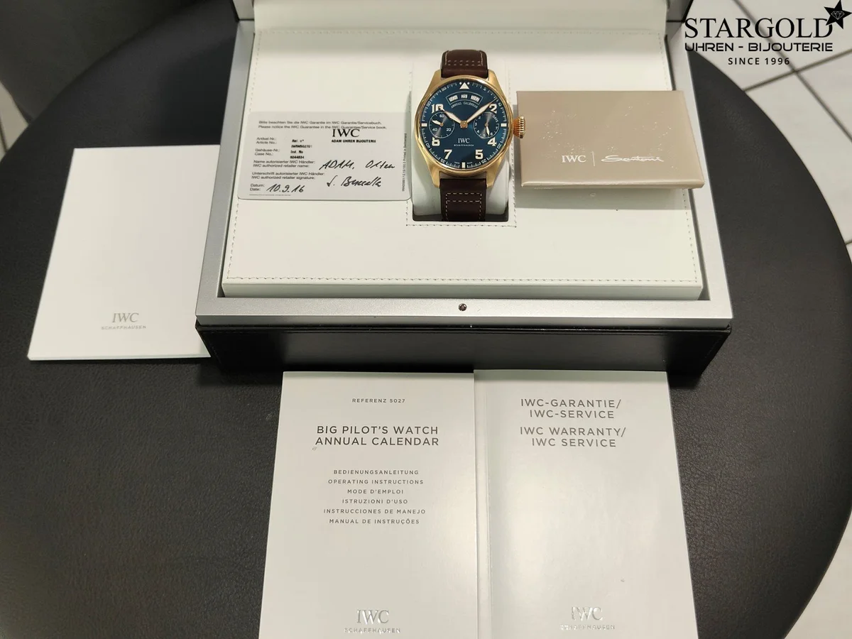 IWC Big Pilot’s Watch Annual Calendar 7 Days