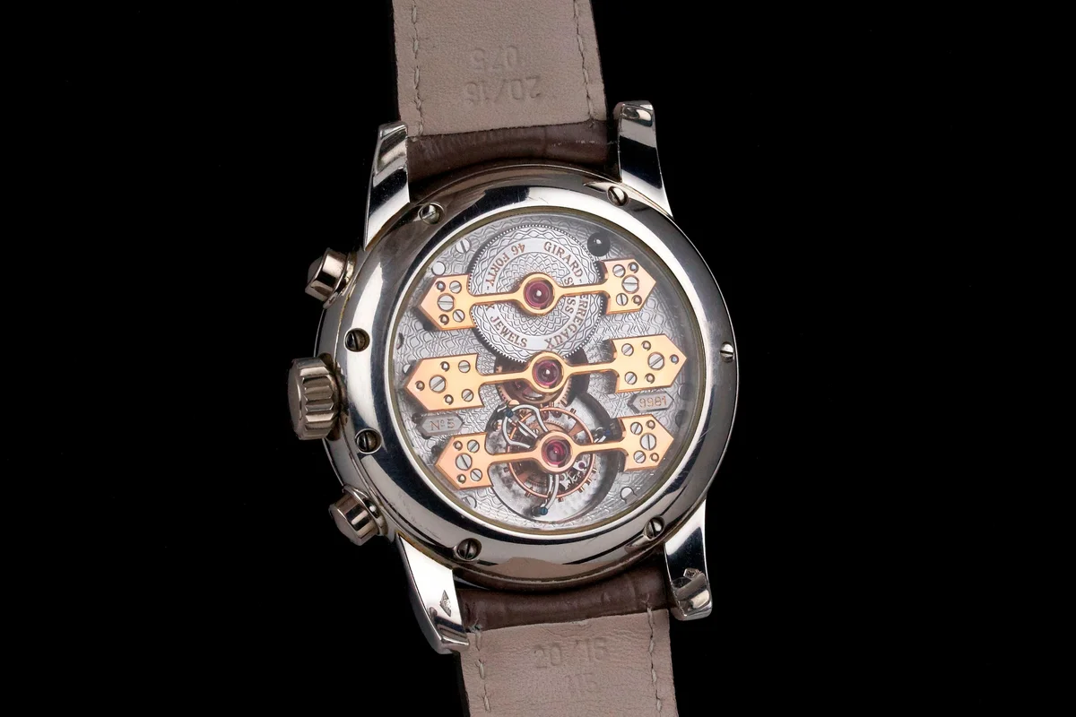 Girard-Perregaux Three Gold Bridges Tourbillon Chronograph