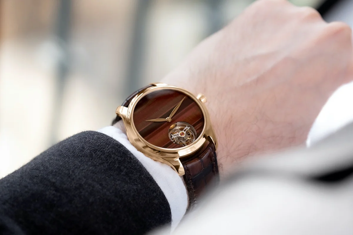 H. Moser & Cie Endeavour Tourbillon Concept Tiger’s Eye