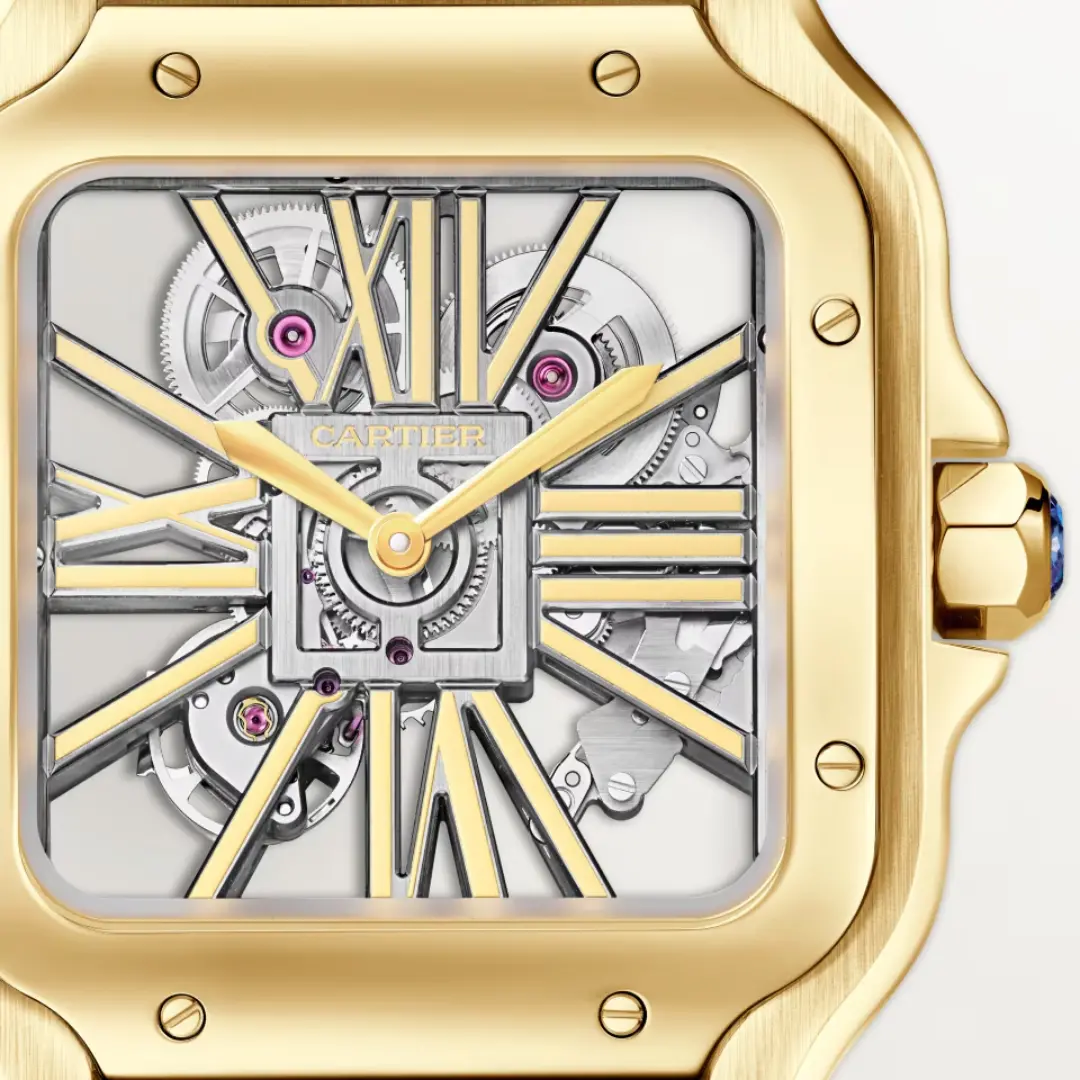 Cartier Santos de Cartier Skeleton watch