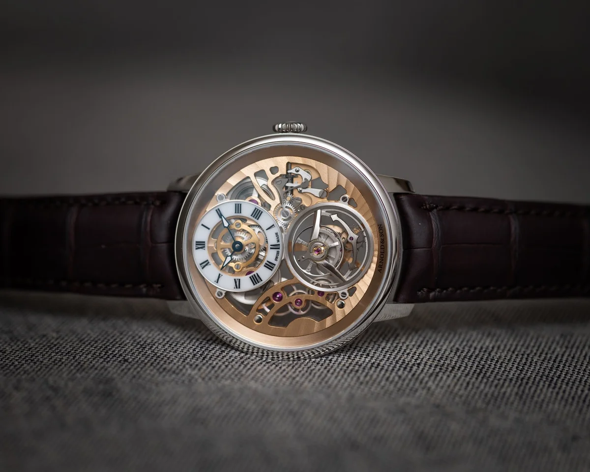 Arnold & Son Ultrathin Tourbillon Skeleton Platinum